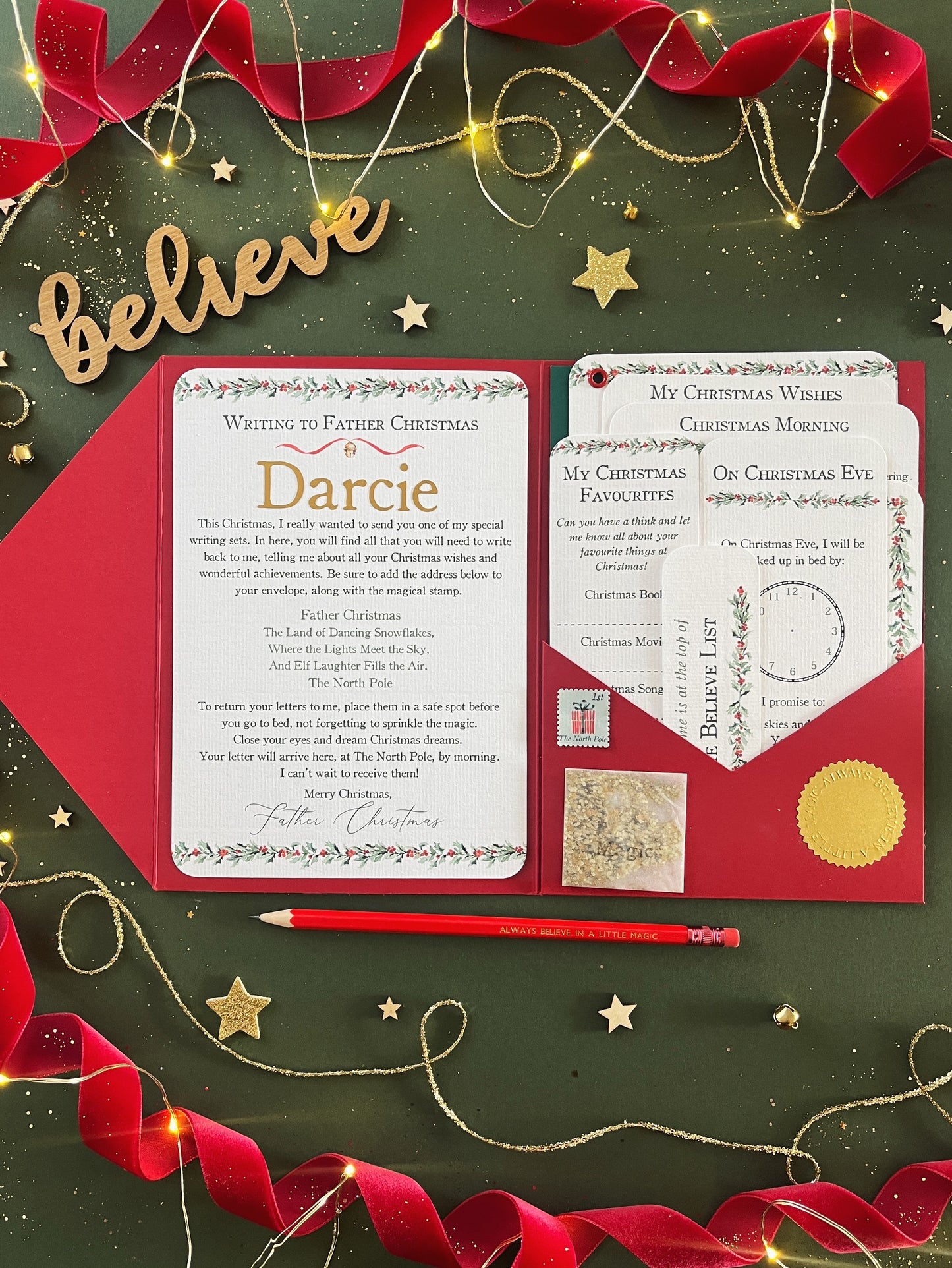 Writing to Father Christmas Set - For Older Children
