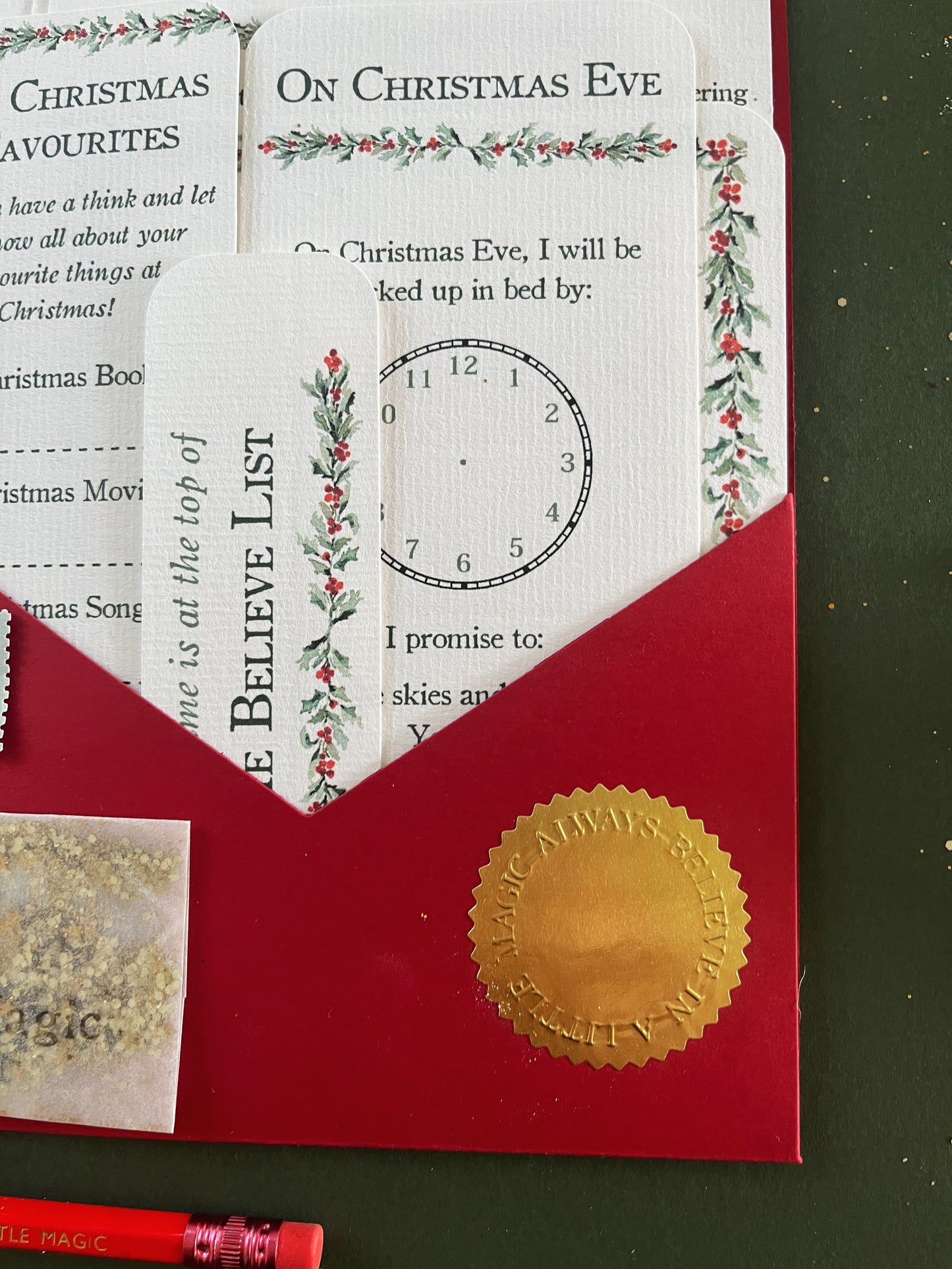 Writing to Father Christmas Set - For Older Children