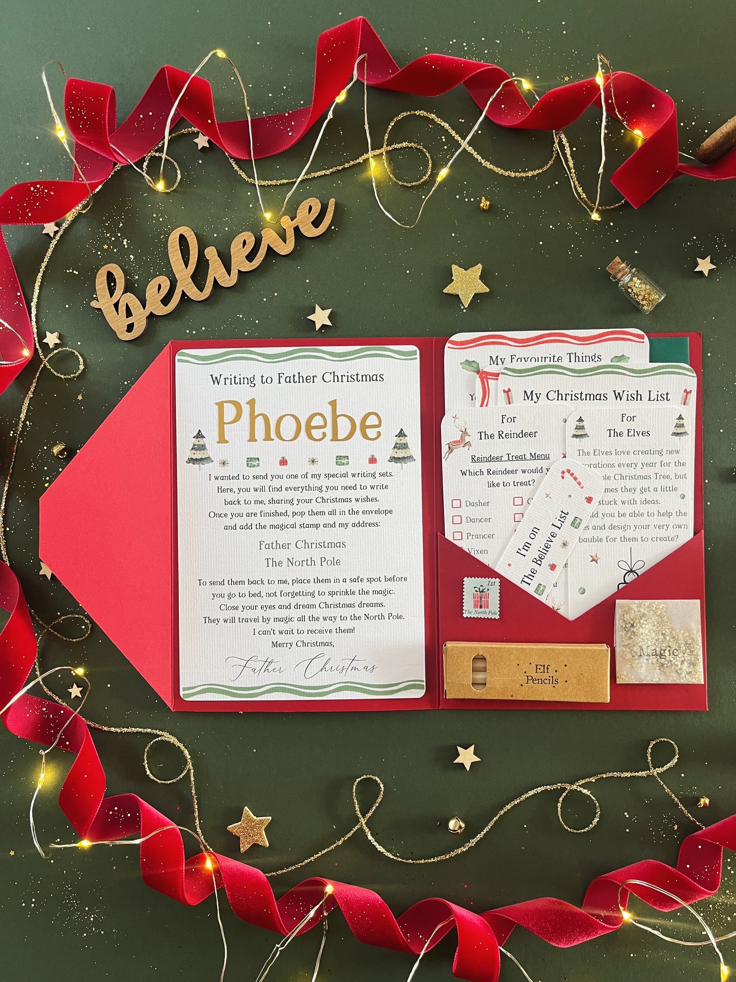 Writing to Father Christmas Set - For Younger Ages