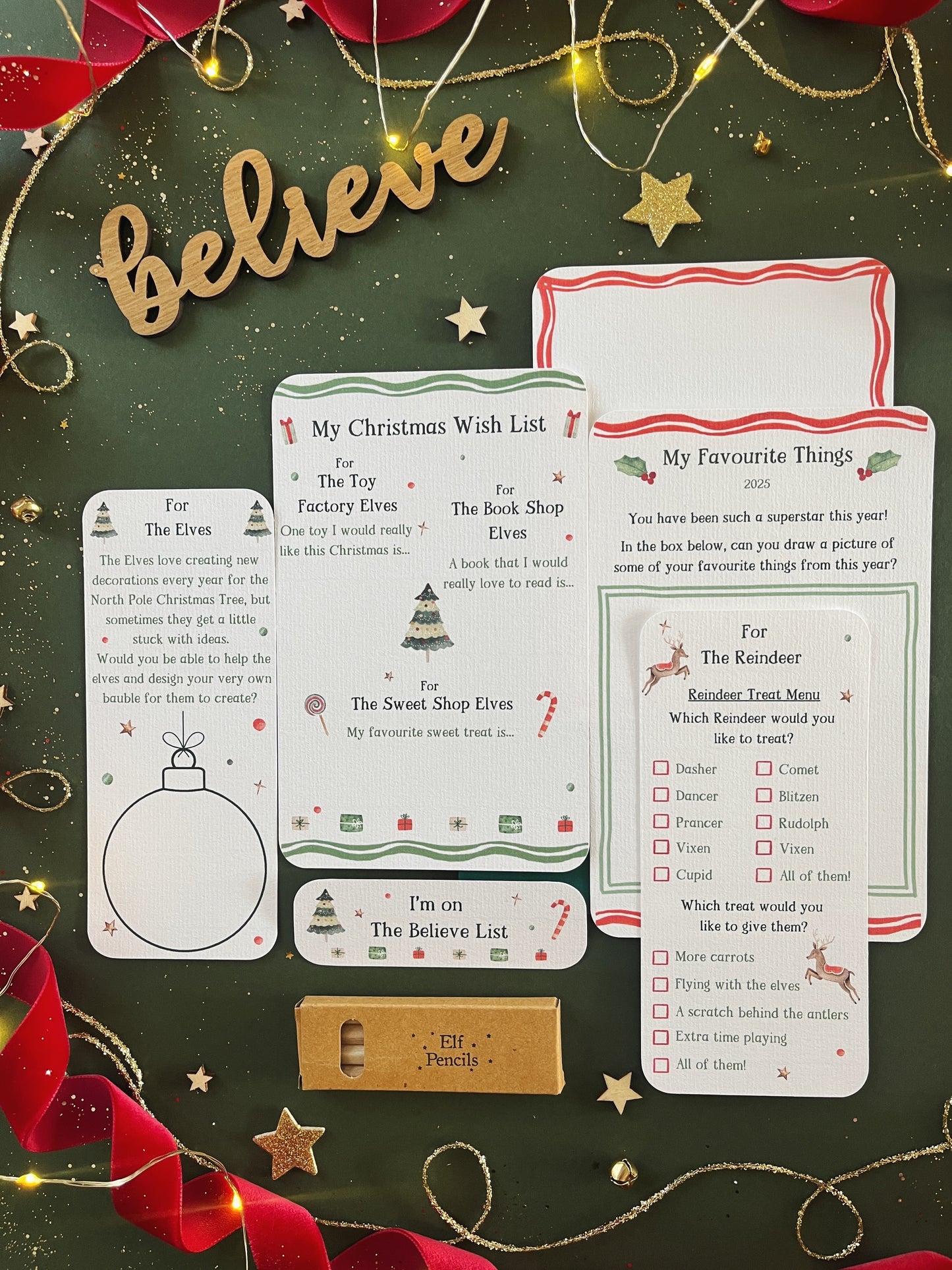 Writing to Father Christmas Set - For Younger Ages