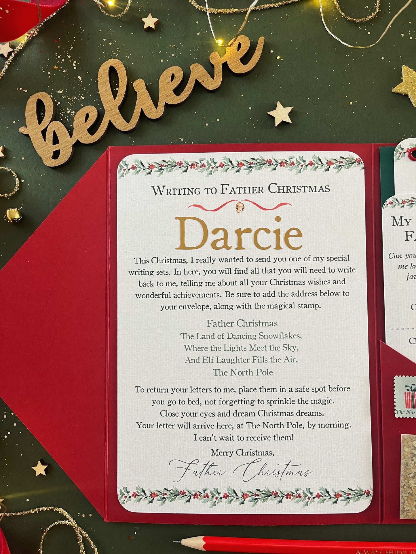 Writing to Father Christmas Set - For Older Children