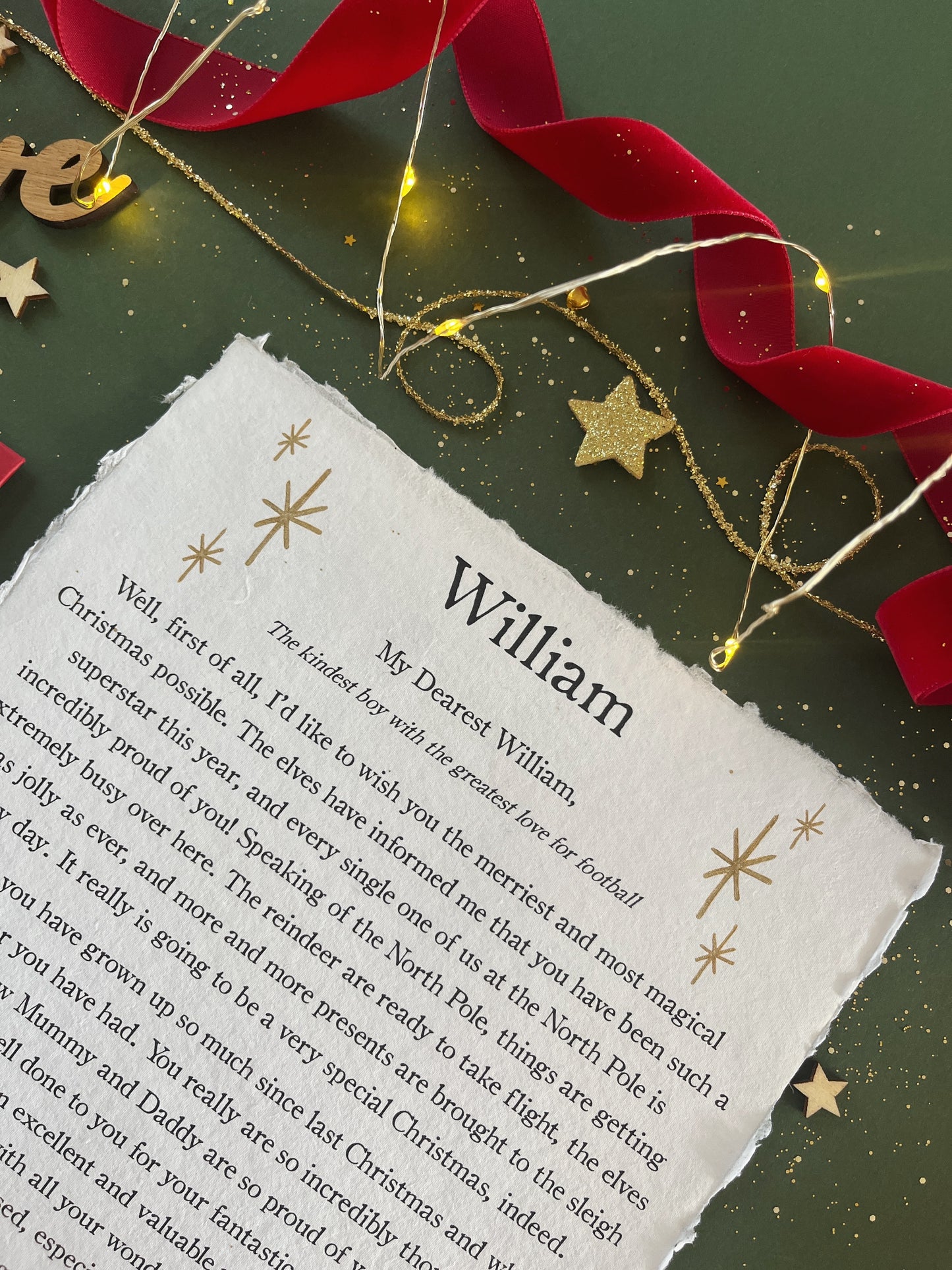 The Believe Letter from Father Christmas