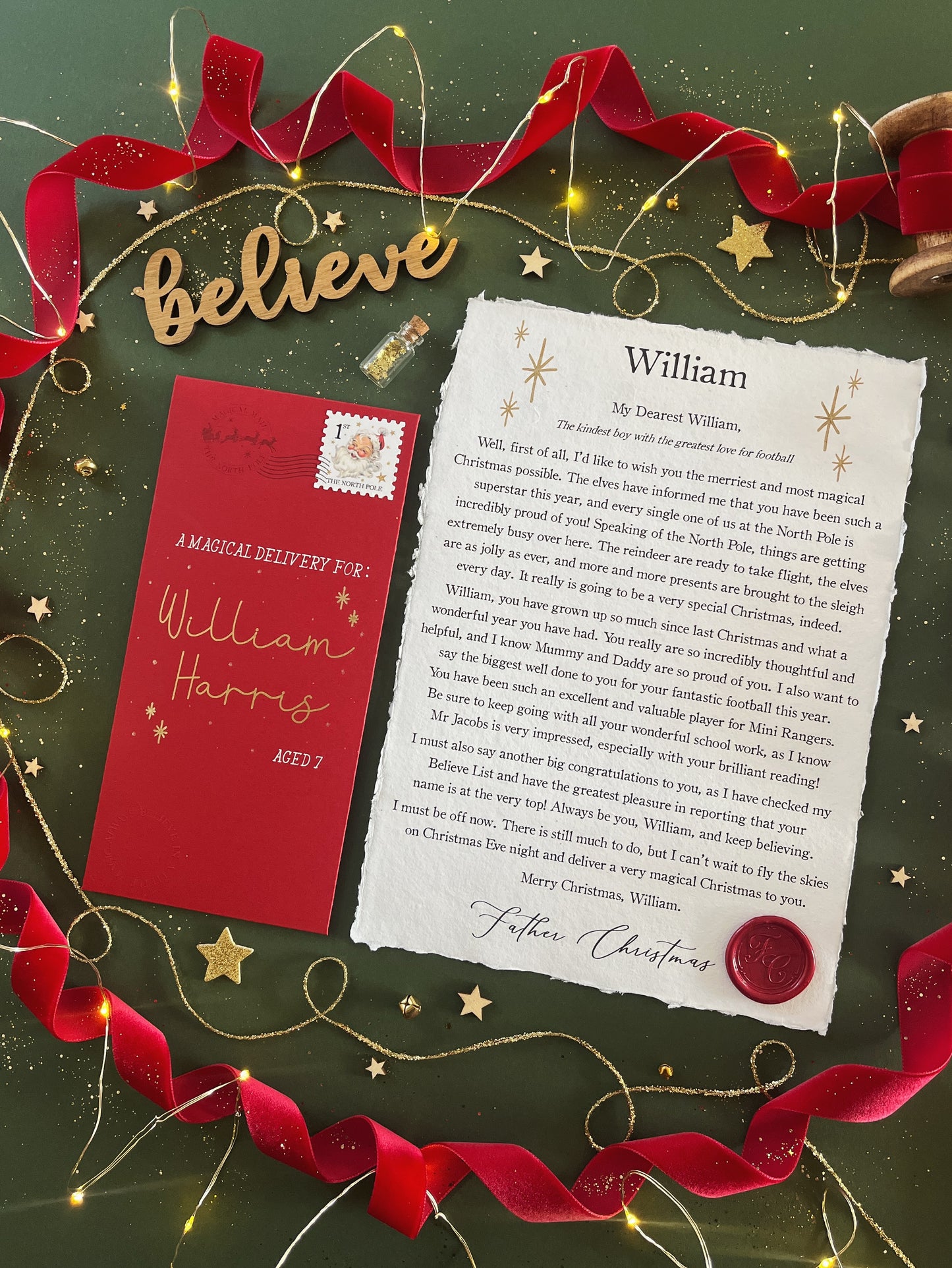 The Believe Letter from Father Christmas