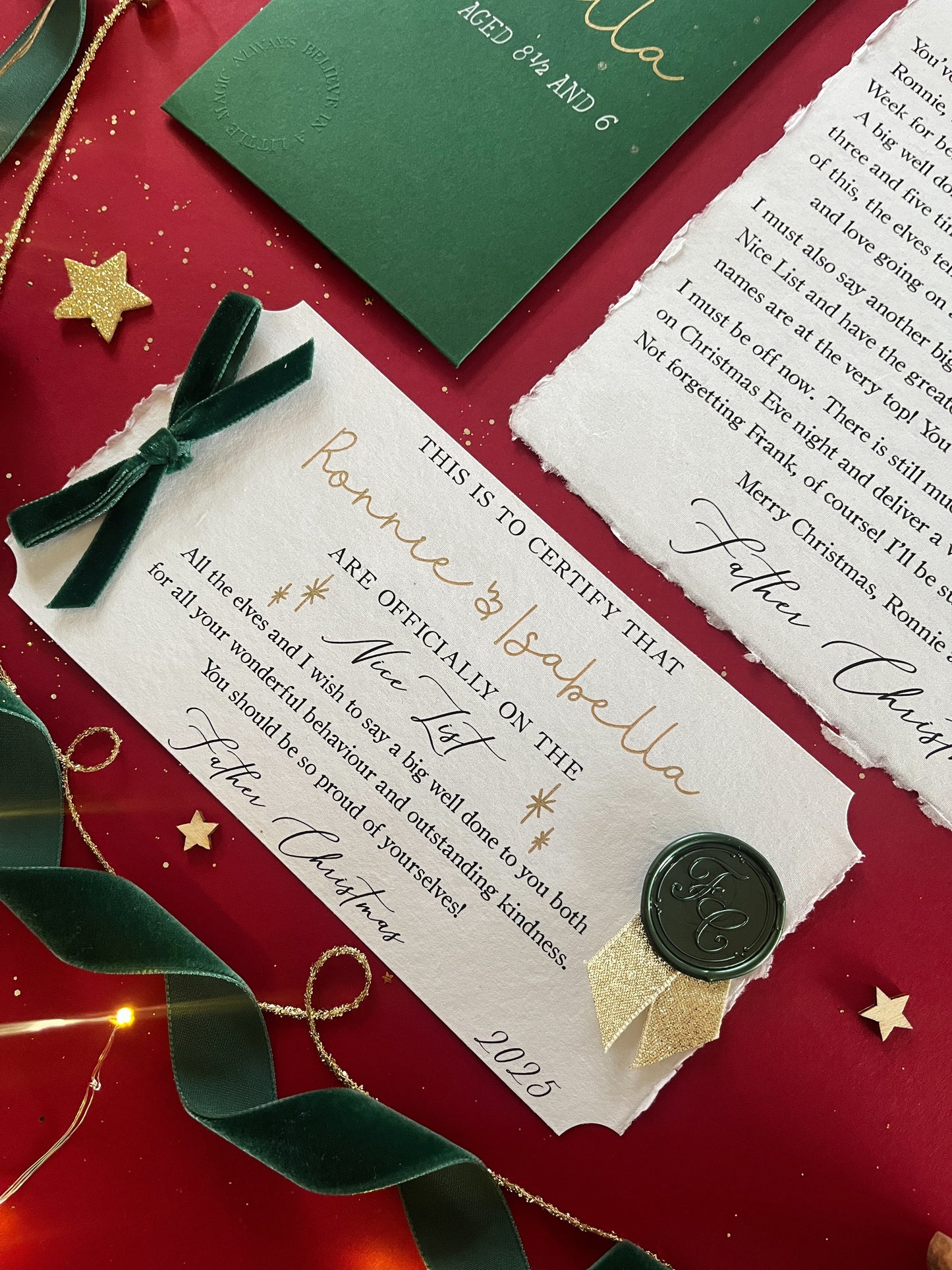 The Sibling Believe Bundle (Letter and Certificate) - For Two Children