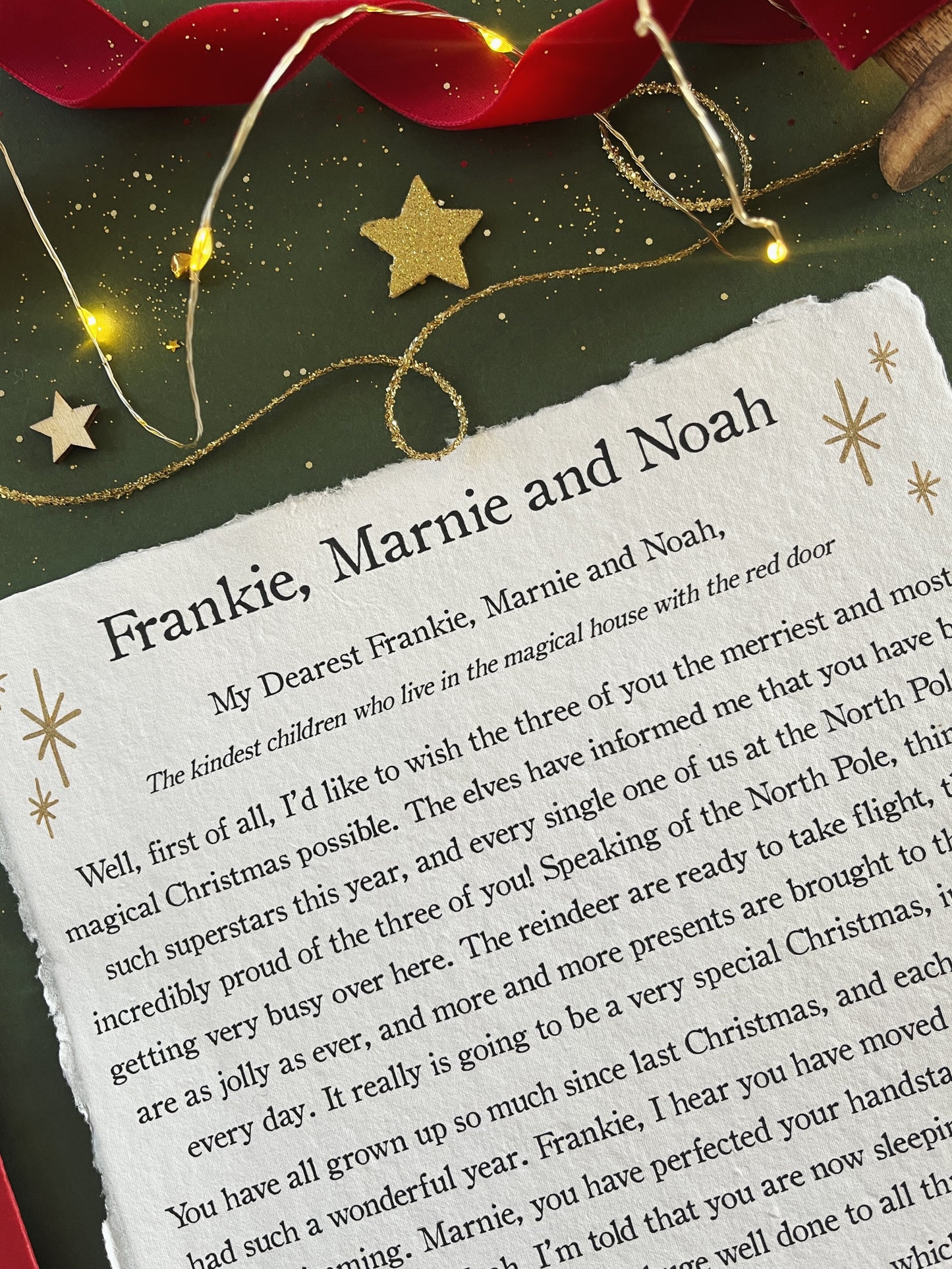 The Sibling Believe Letter - For Three Children
