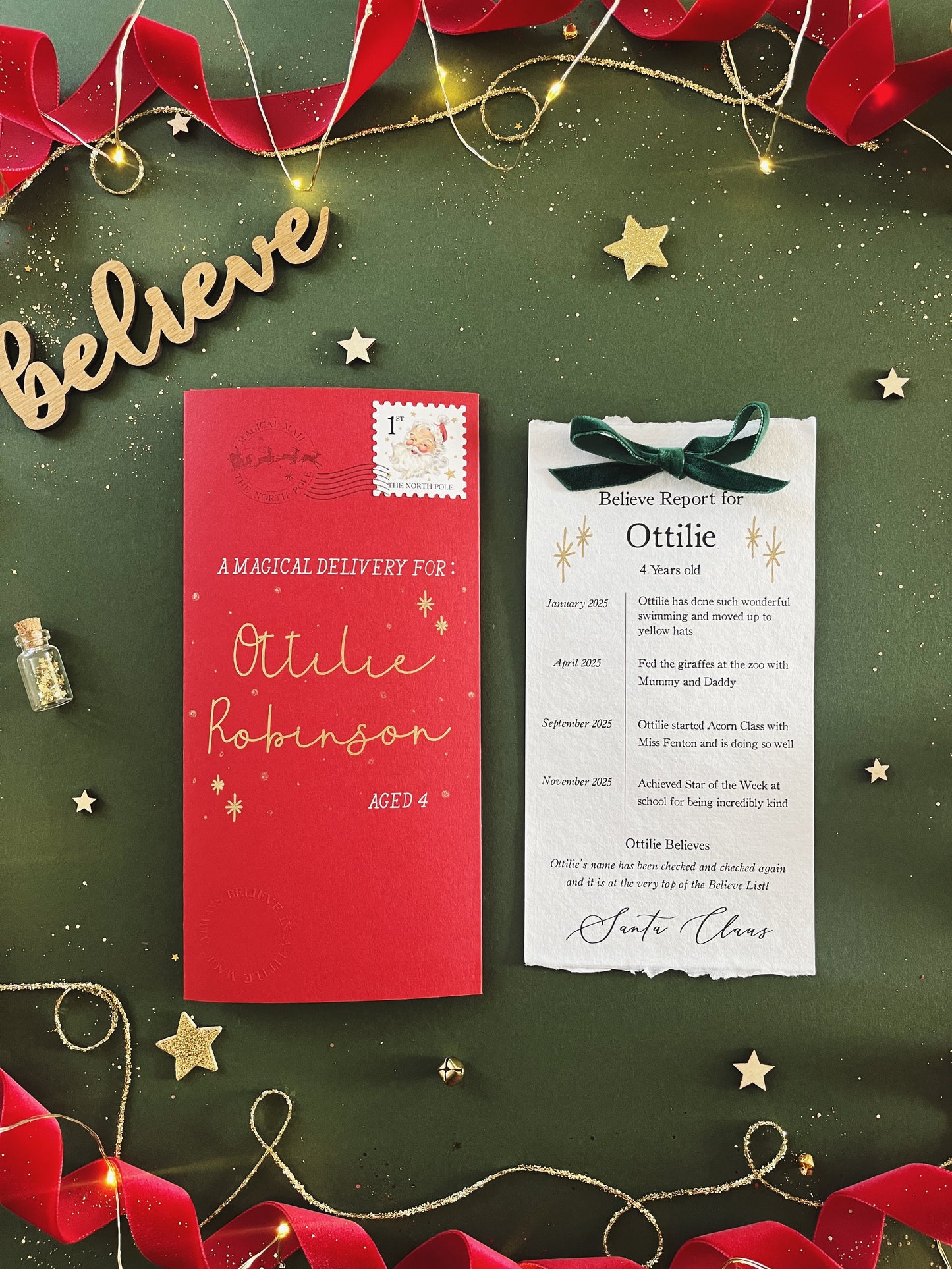The Believe Report and Letter
