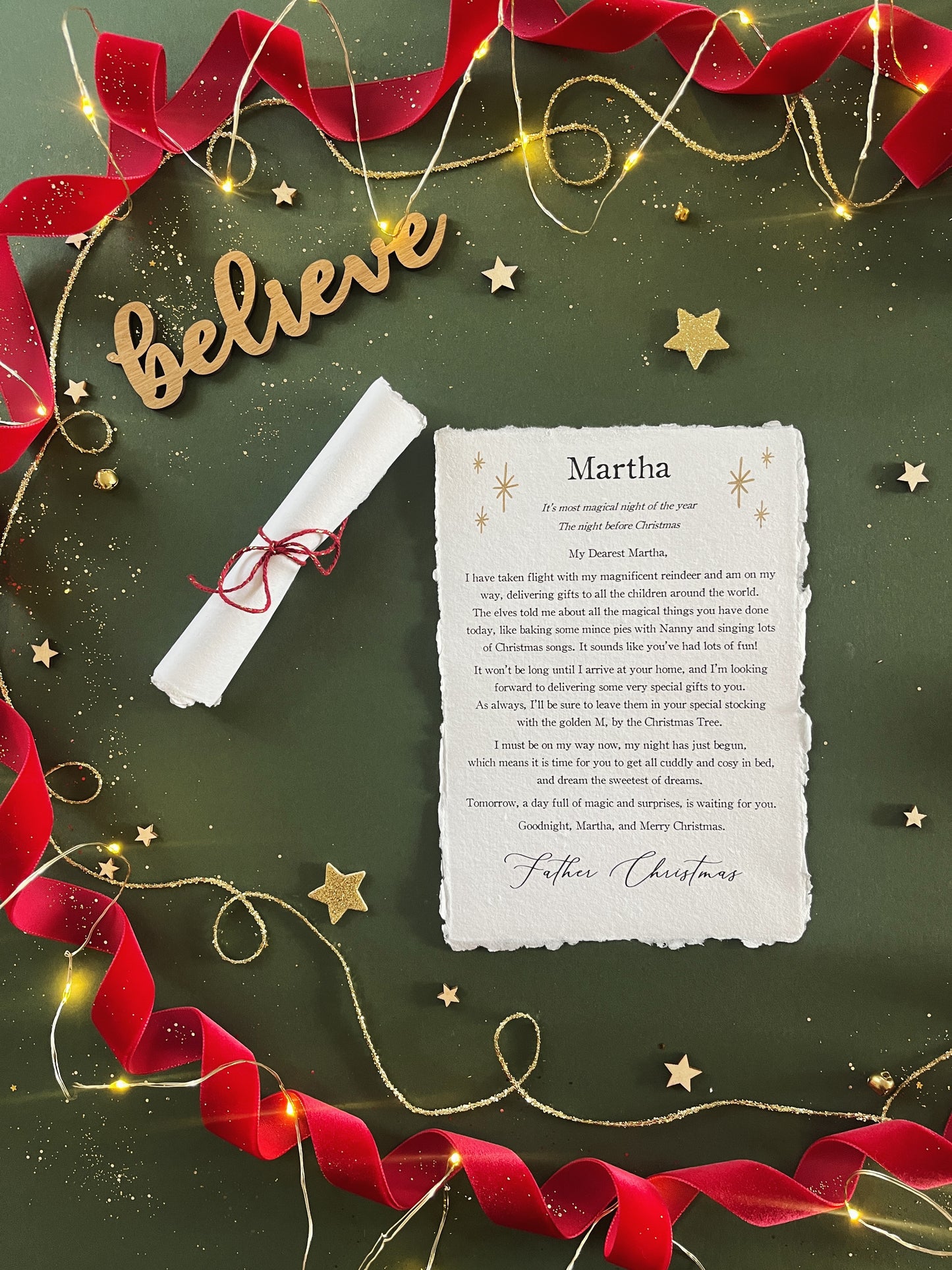 The Night Before Christmas Note