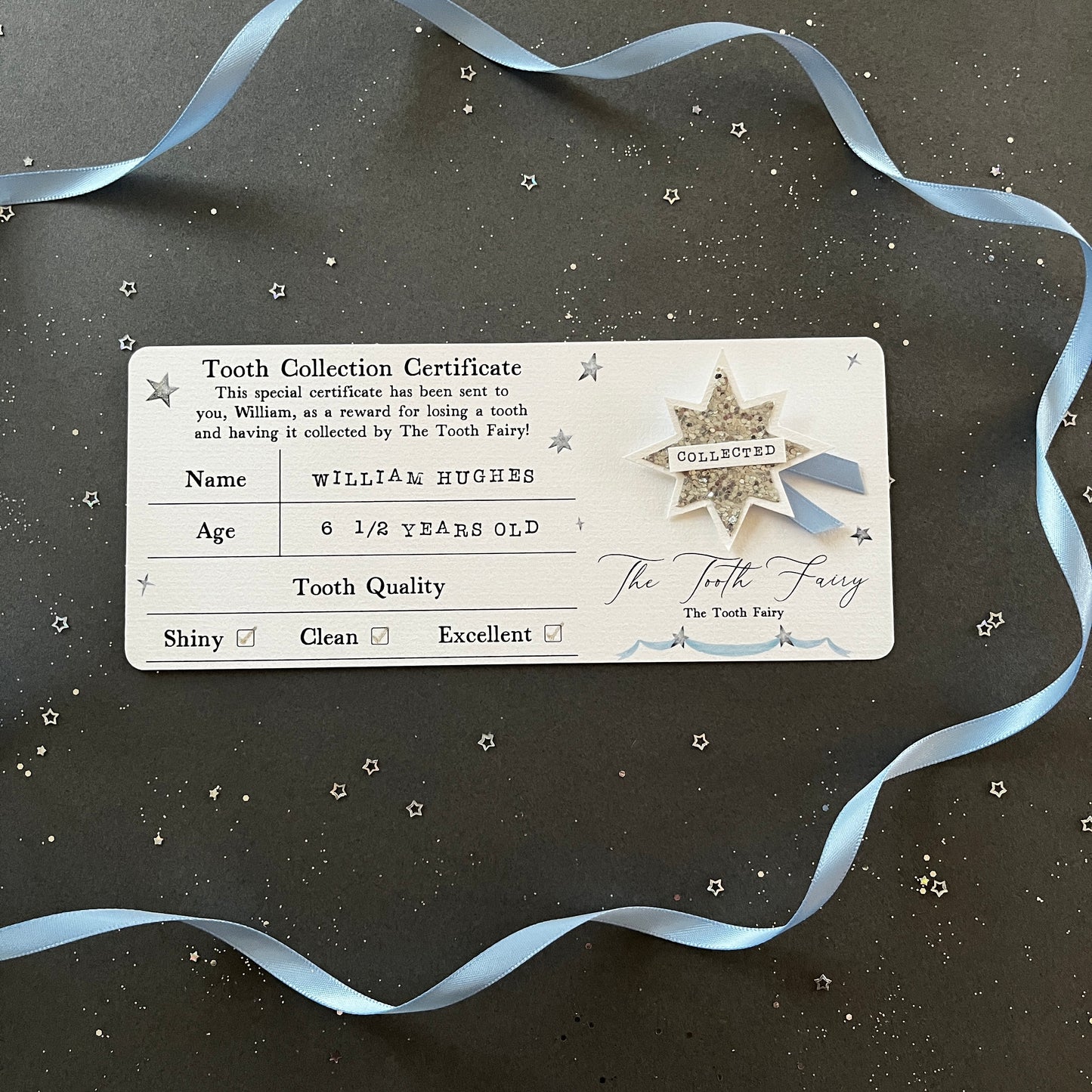 The Tooth Collection Certificate