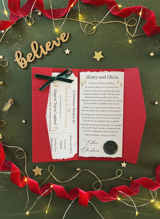 The Sibling Magical Ticket and Letter Bundle