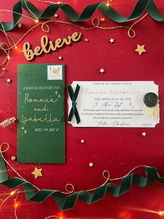 The Sibling Believe Certificate - For Two Children