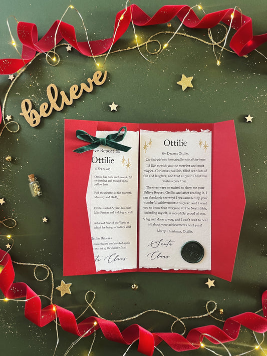 The Believe Report and Letter