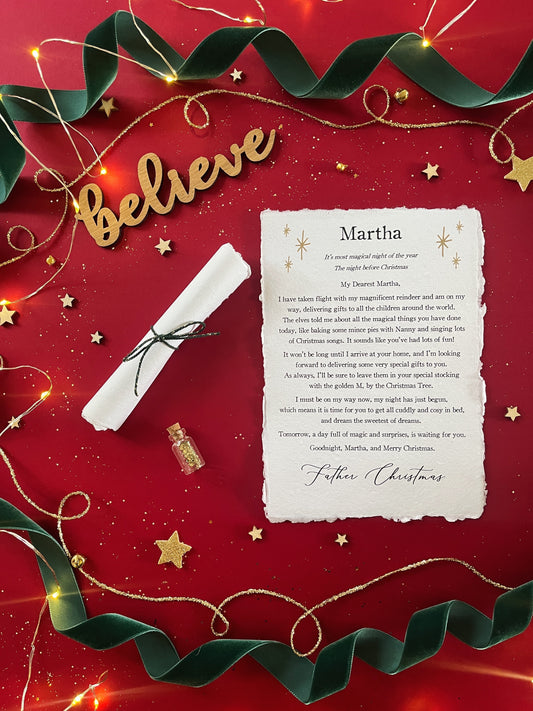 The Night Before Christmas Note