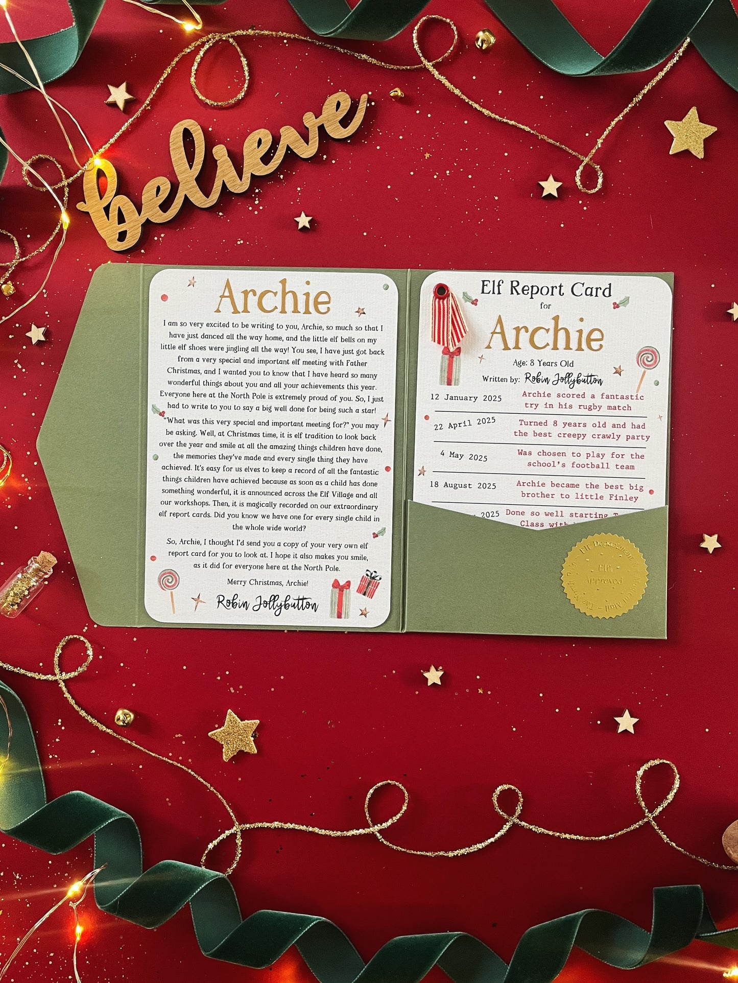 Elf Report and Letter Bundle